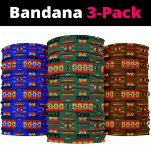 3d native tribes pattern native american bandana 3 pack new 1