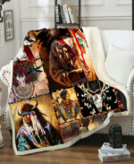 3d pairing fleece blanket