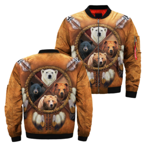 4 bear native dreamcatcher bomber jacket jknative 0032