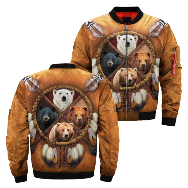 4 bear native dreamcatcher bomber jacket jknative 0032