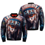 american native bomber jacket jknative 0083