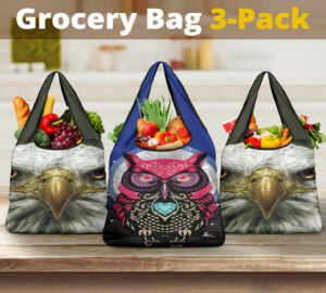 animal mixing grocery bags new