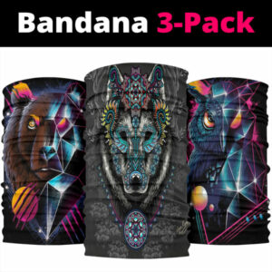 animals symbol design art bandana 3 pack 1