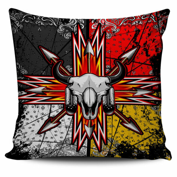 bison arrow native american pillow covers