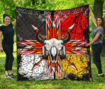 bison arrow native american premium quilt
