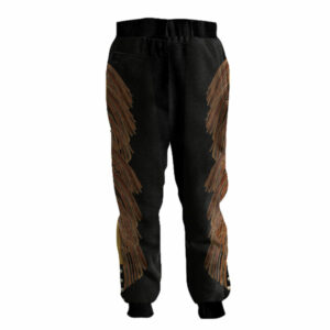 black pattern native sweatpants 1