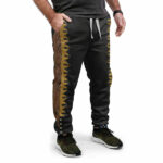 Black Pattern Native Sweatpants