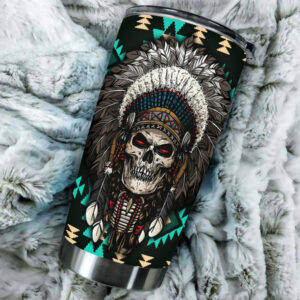 black skull tumbler