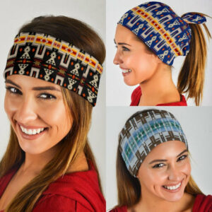 black tribe border native american prints bandana 3 pack 1