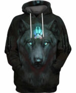 black wolf blue claw