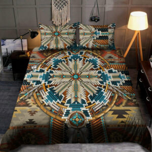 bright motifs native american bedding set 1