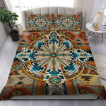 bright motifs native american bedding set
