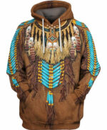 brown native pattern