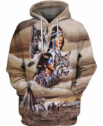brown native wolf