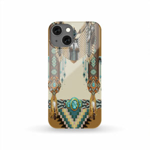 brown pattern breastplate native american phone case gb nat00059 pcas01