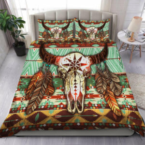 buffalo pattern native american bedding set