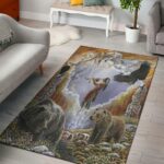 calling the totem native american pride area rug no link