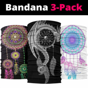 dragon dreamcatchers bandana 3 pack new 1