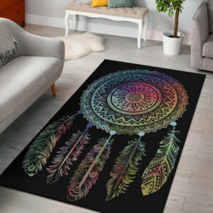 dreamcarcher colorful native american design area rug 1