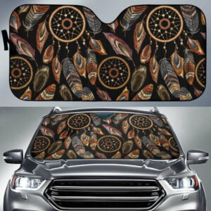 dreamcatcher feather native american auto sun shades no link 1