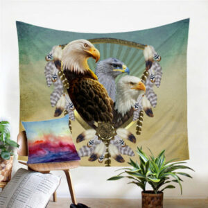 eagle dream catcher tapestry 3d print tapestry 1