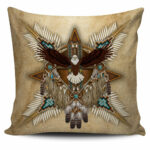 eagle dreamcatcher native american pillow covers
