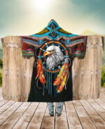 eagle hooded blanket