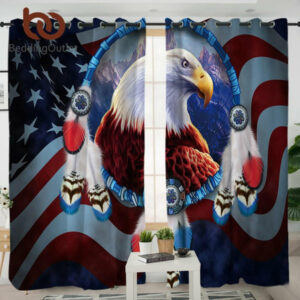 eagle native american pride living room curtain no link 1