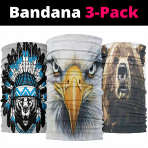 eagle with owl bandana 3 pack new 1