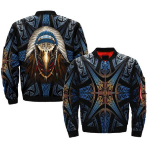 eagleskull american native bomber jacket jknative 0048