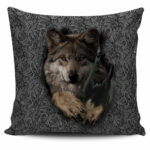 escape wolf native american pillow covers