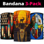 feather bandana 3 pack new