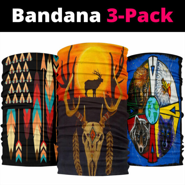 feather bandana 3 pack new