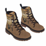 feather native leather martin short boots