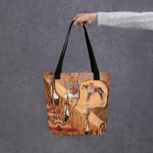 feather tote bag 1