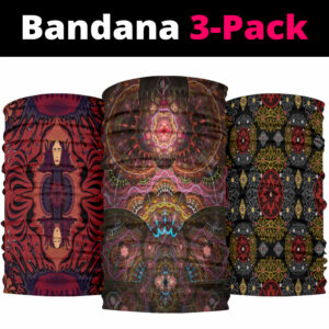 floral patterns bandana 3 pack new