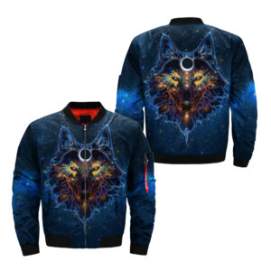 galaxy art wolf native american bomber jacket jknative 0073