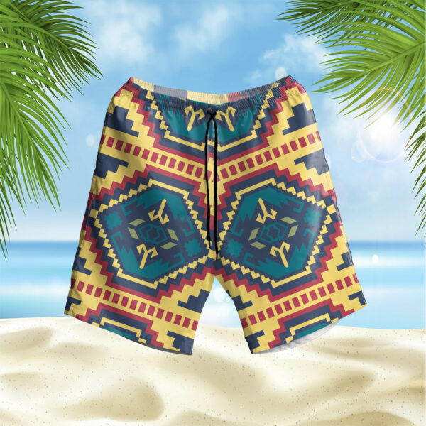 gb hs00044 pattern native hawaiian shorts