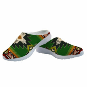 gb nat0001 01 southwest green symbol native american mesh slippers 1