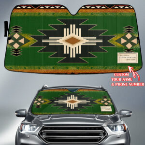 gb nat0001 pattern native american custom name auto sun shades