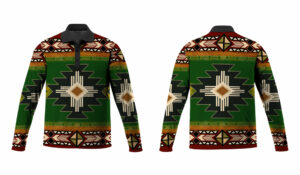 gb nat0001 southwest green symbol native american polo long sleeve