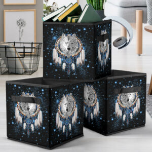 gb nat00010 02 galaxy dreamcatcher wolf 3d storage cube