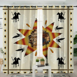 gb nat00011 01 tribe chief warriors native american living room curtain 1