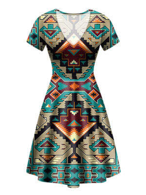 gb nat00016 culture design neck dress