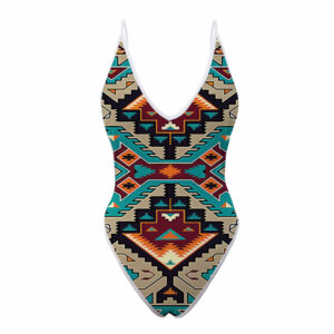 gb nat00016 native american culture design women s one piece high cut swimsuit