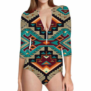 gb nat00016 native american culture design womens long sleeve one piece