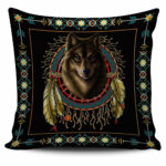 gb nat00020 wolf warrior dreamcatcher native american pillow covers