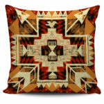gb nat00022 pill01 tribal yellow arrow native american pillow cover