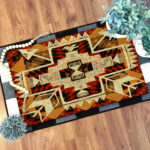 gb nat00022 tribal yellow arrow native doormat