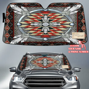 gb nat00023 02 pattern native american custom name auto sun shades